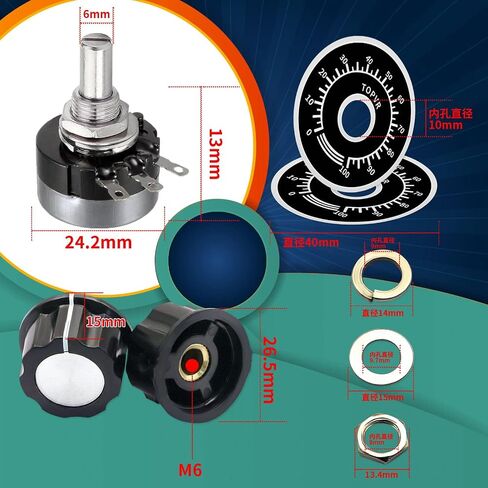 2PCS RV24YN20S B102 1K OHM أحادي الدوران الأفلام الدوارة الدوارة in Kuwait