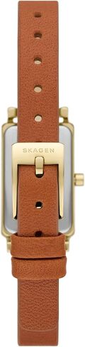 Skagen Women's Hagen Rectangular Case Three Hand Watch with Steel Mesh or Leather Band in Kuwait