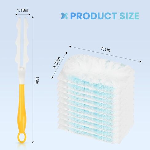 Duster Refills Compatible with Swiffer Duster Refill Handle Dusters for Cleaning Heavy Duty Duster Refills Duster Kit 40 Count and 1 Handle in Saudi Arabia