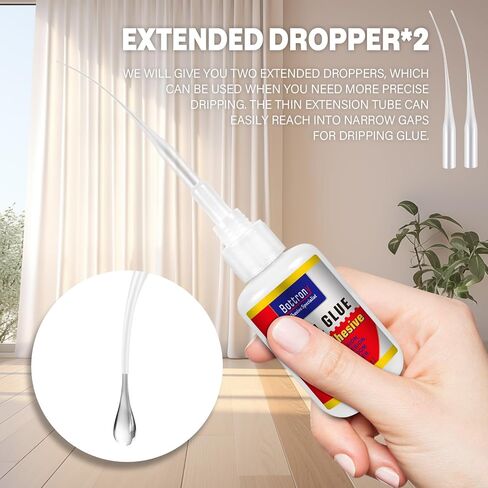 Super Glue for Plastic, 2 Pack Instant Drying Plastic Glue, Clear Lego Glue for Bonding Toys, Plastic Glue Heavy Duty Ideal for Crafts, DIY, Plastic Repair, 3D Printing, Model, Jewelry Repair in Kuwait