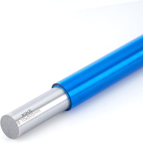 XiKe 4PCS 10mm x 500mm Steel Rod Case Hardened Chrome Plated Linear Motion Rods Linear Rail Rod Shaft - Metric H8 Tolerance in Saudi Arabia