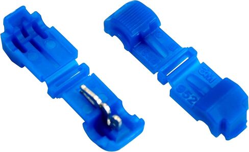 3M Scotchlok Female QuickSlide Disconnect, T-Tap Blue Nylon Insulated, Self-Stripping 952X-Bottle, 18-14 AWG, Bottle of 50 in Saudi Arabia