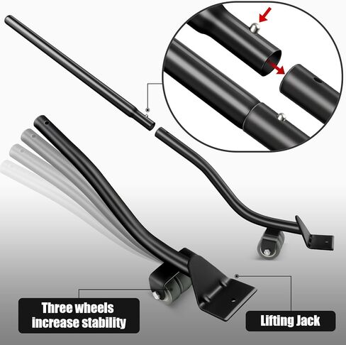 ناقلات الأثاث الثقيلة مع 5 عجلات الأثاث دوللي عجلة قابلة للتدوير لنقل الأثاث مجموعة أدوات المحرك لوحة الصلب الكربوني الثقيلة دوللي الحمولة القصوى 3475 رطل in Kuwait