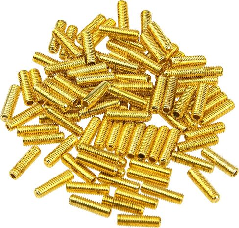 96Pcs Yootones M3 x 10mm Guitar Saddle Bridge Height Adjustment Hex Screws Compatible with Tremolo Systems Electric Bass Guitar Music Instrument Parts (Black) in Saudi Arabia