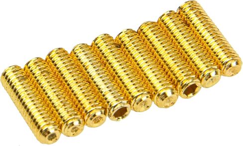 96Pcs Yootones M3 x 10mm Guitar Saddle Bridge Height Adjustment Hex Screws Compatible with Tremolo Systems Electric Bass Guitar Music Instrument Parts (Black) in Saudi Arabia