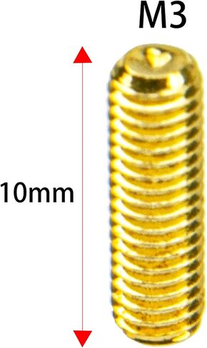 96Pcs Yootones M3 x 10mm Guitar Saddle Bridge Height Adjustment Hex Screws Compatible with Tremolo Systems Electric Bass Guitar Music Instrument Parts (Black) in Saudi Arabia
