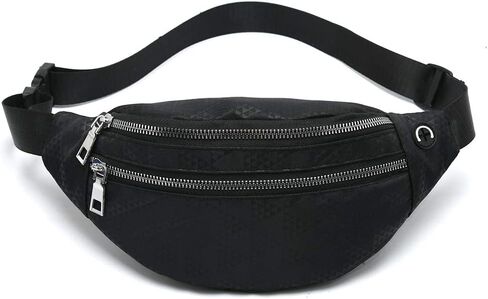 MOCE Waist Bag Fanny Pack for Men & Women Fashion Water Resistant Hip Bum Bag with Adjustable Belt for Travel Hiking Running Outdoor Sports.(Gray01) in Saudi Arabia