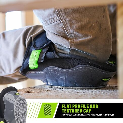 AWP Hard Shell Construction Knee Pads | All-Day Comfort Knee Pads with Molded Cap Design for Swiveling | One Size in Saudi Arabia