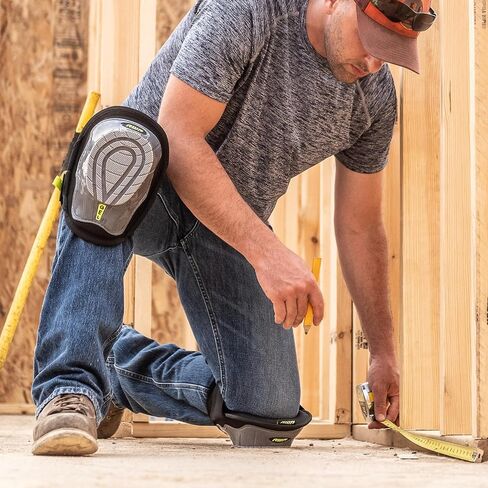 AWP Hard Shell Construction Knee Pads | All-Day Comfort Knee Pads with Molded Cap Design for Swiveling | One Size in Saudi Arabia