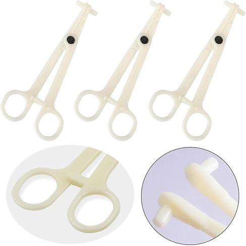 Piercing Clamps 25Pcs Piercing Forceps Septum Forceps Clamps Rounded Slotted Disposable Piercing Clamps for Ear Nose Lip Navel Tongue Septum Belly Piercing Kit Piercing Tools in Saudi Arabia