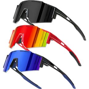 5PACK Polarized Kids Sunglasses Youth Softball Cycling Sports Sun Glasses Boys Girls UV400 Protection Goggles