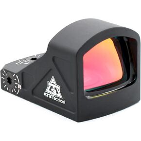 AT3 Tactical ARO-Mini™ Red Dot Sight for Subcompact Pistols - 3 MOA Reticle - RMSc Footprint - Shake Awake - ARO Mini by AT3 Tactical