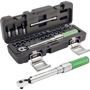 Alltrade Kilimanjaro Cycle Series Click Torque Wrench Set 1/4-Inch Drive -2 to 20 NM, 14 Bits Included, Storage Case - 910524ECE