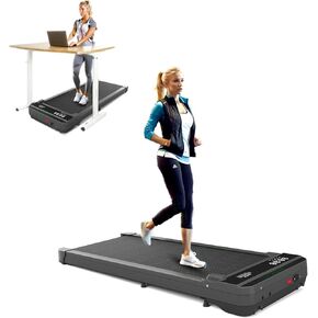 NAYSAYE Under Desk Treadmill, Treadmills for Home 2 in 1 Folding Walking Pad with Incline, Walking Pad Treadmill with Remote Control and Large Screen, Portable Treadmill for Office
