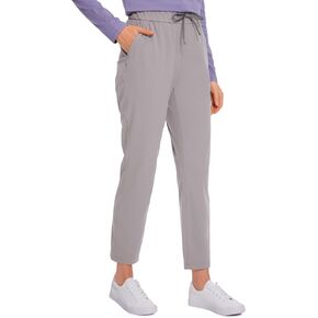 CRZ YOGA Womens 4-Way Stretch 7/8 Ankle Golf Pants Work Sweatpants Dress Yoga Travel Casual Lounge Workout Trousers Pockets