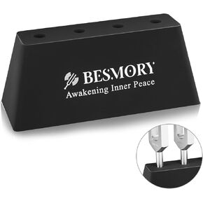 Tuning Fork Stand & Activator 2 In1-Steady Base, Minimal Noise, Continuous Tone, Compatible with Various Tuning Forks for Healing/Chakra Instrument Maintenance/Yoga & Meditation Accessories