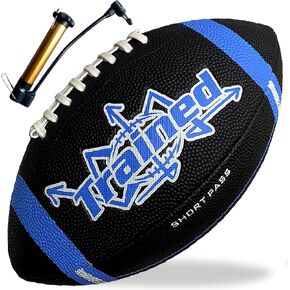 Trained Youth Football with Playbook Football Diagrams - Perfect for Kids Aged 6-12 Peewee and K2 Football. Great for Beach Football, Backyard Play & Outdoor Football Activity.