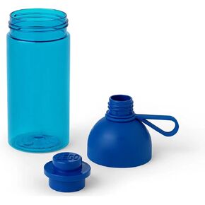 ROOM Copenhagen Lego Iconic Hydration Bottle, 17 oz, Bright Blue