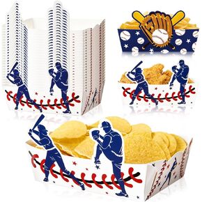 WERNNSAI 24 PCS Dinosaur Snack Trays - Dinosaur Birthday Party Snack Decorations for Boys Movie Night Paper Food Tray Boxes Dinosaur Popcorn Nachos Serving Trays Dino Birthday Party Food Display Trays in Kuwait