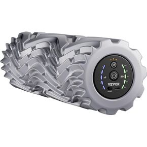 VEVOR Vibrating Foam Roller, 5-Speed Electric Massage Roller, 16" Rechargeable Muscle Roller with 3 Vibration Modes, High Density EVA Foam Massager for Deep Tissue, Back Pain Relief, Exercise Recovery