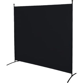 Steel-AID Triple-Panel Privacy Room Divider – Folding Partition Privacy Screen for Office, Classroom, Dorm Room, Kids Room, Studio, Conference - 216" x 72" - Easy to Assemble, Freestanding & Foldable