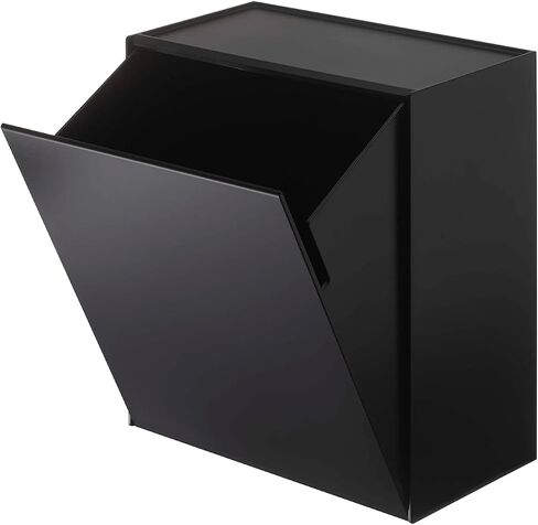 Yamazaki Wall-Mount Storage Bin Home | Plastic | Trash Can, One Size, White in Saudi Arabia