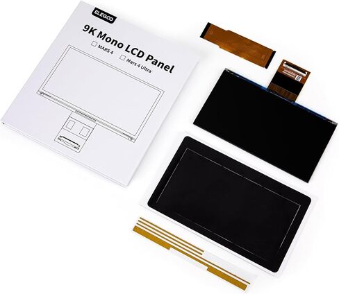 ELEGOO 7-Inch 9K Monochrome LCD with 8520x4320 Resolution, Compatible Mars 4 Resin 3D Printer in Saudi Arabia