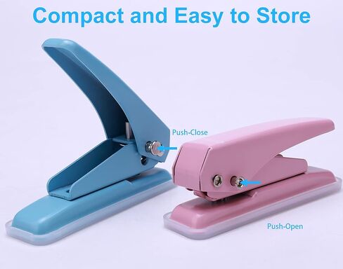 Heavy-Duty Slot Punch, Handheld Badge Hole Puncher, All Metal ID Card Puncher, Slotting Punch Tool for Paper (Max 10 Sheets), PVC ID Card, Luggage Tag, Name Tag and Badge Holder in Saudi Arabia