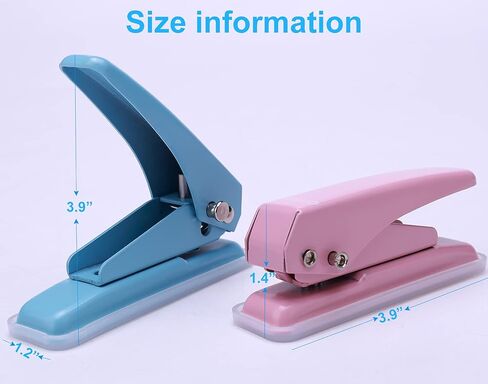 Heavy-Duty Slot Punch, Handheld Badge Hole Puncher, All Metal ID Card Puncher, Slotting Punch Tool for Paper (Max 10 Sheets), PVC ID Card, Luggage Tag, Name Tag and Badge Holder in Saudi Arabia