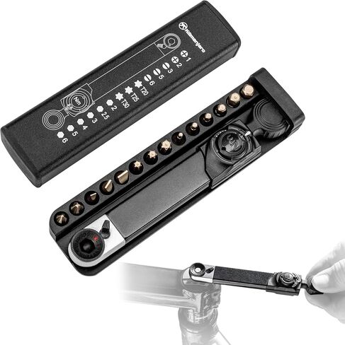 Alltrade Kilimanjaro Cycle Series Click Torque Wrench Set 1/4-Inch Drive -2 to 20 NM, 14 Bits Included, Storage Case - 910524ECE in Saudi Arabia