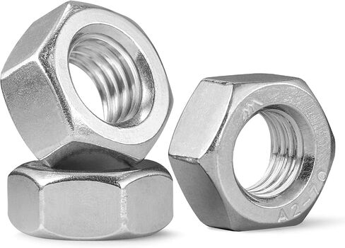 50 Pack 3/8-16 Hex Nuts, Stainless Steel 304 (18-8) Hex Nut, 3/8 Nut Standard Inch Coarse Thread Hex Machine Screw Nuts in Saudi Arabia