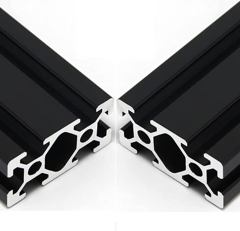2 pack 2040 Aluminum Extrusion Profile Length 59.06 inch / 1500mm Silver, 20 x 40mm 20 Series T Type T-slot European Standard Extrusions Profiles Anodized Linear Rail Guide Frame for CNC in Saudi Arabia
