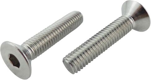 M6 x 20mm Flat Head Socket Cap Screws,Fajoeda 20Pcs M6 Countersunk Bolts 18-8 (304) Stainless Steel Hex Socket Cap Screws in Saudi Arabia