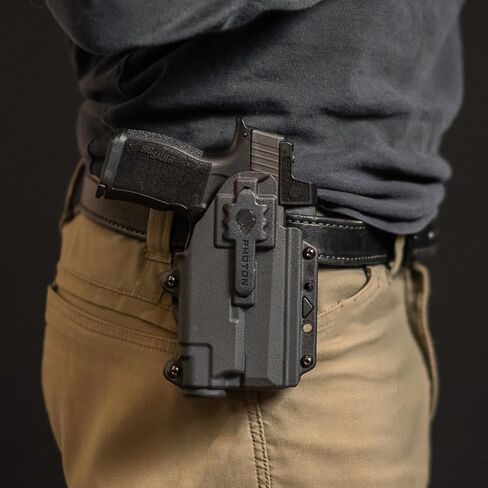 Alien Gear Photon Holster - Concealed/Open Carry, Multiple Models, Right/Left Hand, Adjustable Ride Height/Retention - Springfield Hellcat Pro Holster, Belly Band Holsters for Concealed Carry in Saudi Arabia