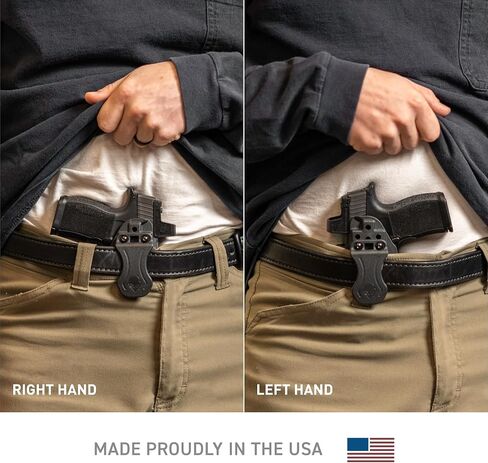 Alien Gear Photon Holster - Concealed/Open Carry, Multiple Models, Right/Left Hand, Adjustable Ride Height/Retention - Springfield Hellcat Pro Holster, Belly Band Holsters for Concealed Carry in Saudi Arabia