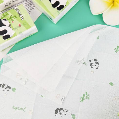 Pocket Tissue, Travel Size Facial Tissue Bulk, Animal Pattern Tissue Packs, Small Individual Tissue Mini Cute Disposable Handkerchief For Outing Travel Wedding Party Favors 3 Ply 8 Sheets (27 Pack) in Saudi Arabia