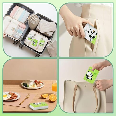 Pocket Tissue, Travel Size Facial Tissue Bulk, Animal Pattern Tissue Packs, Small Individual Tissue Mini Cute Disposable Handkerchief For Outing Travel Wedding Party Favors 3 Ply 8 Sheets (27 Pack) in Saudi Arabia
