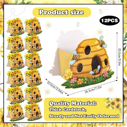 Kreatwow Strawberry Party Favors 12pcs Strawberry Flower Centerpiece Boxes Strawberry Party Favors Strawberry Party Table Decorations Sweet Strawberry Party Table Decorations for Birthday Baby Shower in Kuwait