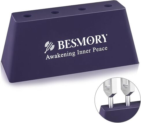 Tuning Fork Stand & Activator 2 In1-Steady Base, Minimal Noise, Continuous Tone, Compatible with Various Tuning Forks for Healing/Chakra Instrument Maintenance/Yoga & Meditation Accessories in Saudi Arabia