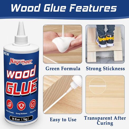 Wood Glue, 30g Super Glue for Wood, CA Glue for Wood Working, Fast Drying Wood Glue for Wood, Furniture, Balsa and Crafts (WGN1-30g) in Saudi Arabia