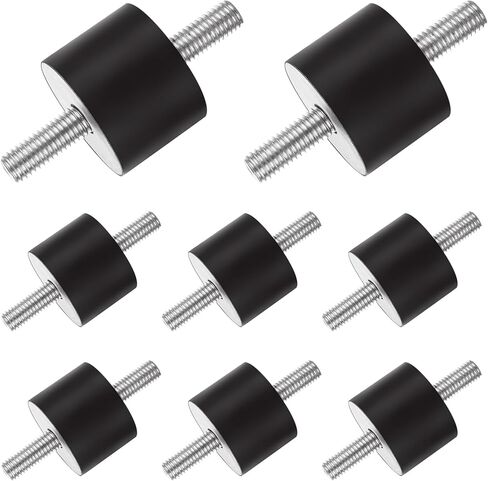 12 قطعة عازل مطاطي يتصاعد M6 المطاط ترصيع امتصاص الصدمات 20x15 مللي متر موضوع المطاط يتصاعد المطاط الاهتزاز المعزل يتصاعد لضواغط الهواء المرآب محركات الديزل in Kuwait