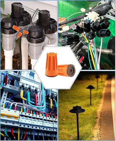 Low Voltage Waterproof Wire Connectors Outdoor, Waterproof Wire Nuts, Electric Connectors for Wiring, Used for Low Voltage Landscape Lights, AWG 14,16,18,20,22 Gauge Wire, Blue Pack of 30 in Saudi Arabia