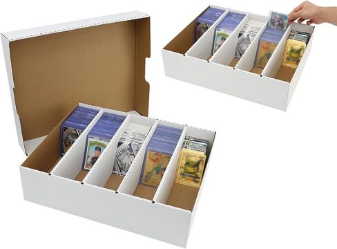 3900 Count Monster 5 Row Storage Box for Collectible Trading Cards, Soccer, Baseball Game Cards in Saudi Arabia