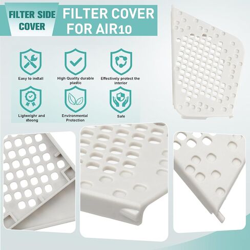 19729 Filter Side Cover Compatible with ResMed AirSense 10, AirStart 10, AirCurve 10 CPAP/AutoSet/VPAP Machines - Universal Replacement for Plastic Side Filter Cover (1 Pack, Black) in Saudi Arabia