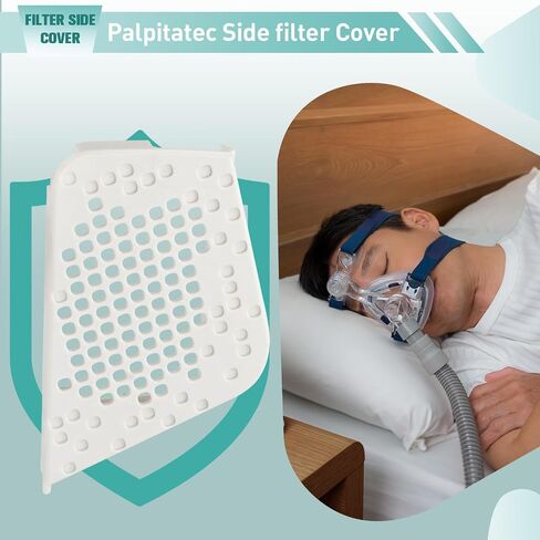 19729 Filter Side Cover Compatible with ResMed AirSense 10, AirStart 10, AirCurve 10 CPAP/AutoSet/VPAP Machines - Universal Replacement for Plastic Side Filter Cover (1 Pack, Black) in Saudi Arabia