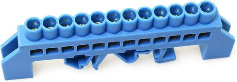 Terminal Block Terminal Bus Bar 8 Positions Screw Brass Terminal Grounding Strip Block DIN Rail Type Bottom Seat in Saudi Arabia