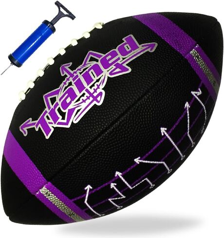 Trained Youth Football with Playbook Football Diagrams - Perfect for Kids Aged 6-12 Peewee and K2 Football. Great for Beach Football, Backyard Play & Outdoor Football Activity. in Saudi Arabia