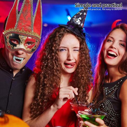 PRETYZOOM Half Face Men Masquerade Masks Jester Masks Venetian Masks Mardi Gras Party Masks Halloween Masks for Adult in Kuwait