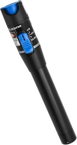 Visual Fault Locator Fiber Optic Tester 5mW - VFL Fiber Optic Red Light Test Pen, Fits SC FC ST Interface Fiber Optic Network Detector Meter in Saudi Arabia