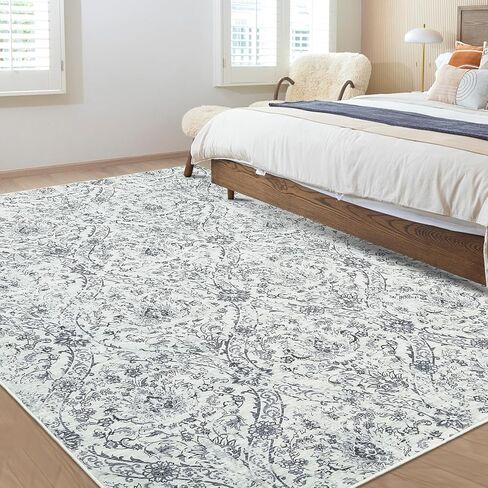Area Rug 5x7 Rugs for Living Room-Vintage Soft Rugs for Bedroom Non-Slip Carpet Machine Washable Rug for Dining Room Living Room Bedroom Office Under Table Green in Saudi Arabia
